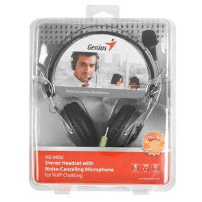 Обзор проводных наушников Genius HS-04SU