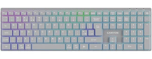 Клавиатура  беспроводная CANYON HKB-W11 цвет серый