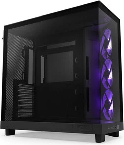 Корпус NZXT H6 Flow RGB [CC-H61FB-R1] черный