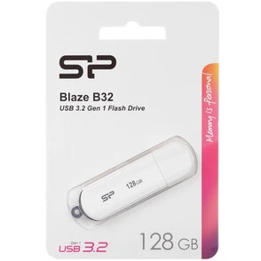 Память USB Flash 128 ГБ Silicon Power Blaze B32 [SP128GBUF3B32V1W]