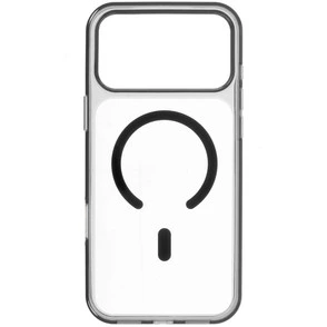 Накладка  KEYRON Magnet Origin для Apple iPhone 17 Pro Max прозрачный/черный