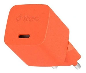 Сетевое зарядное устройство TTEC SmartCharger GAN оранжевый