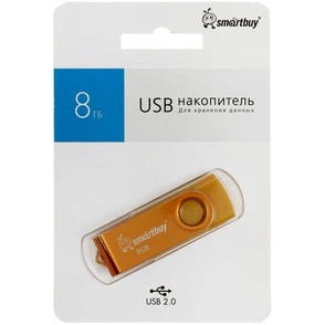 Память USB Flash 8 ГБ Smartbuy Twist [SB008GB2TWY]