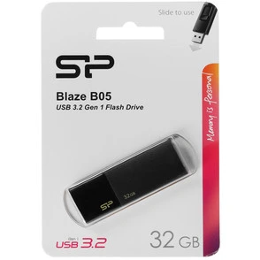 Память USB Flash 32 ГБ Silicon Power Blaze B05 [SP032GBUF3B05V1K]