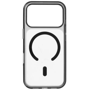 Накладка  KEYRON Magnet Origin для Apple iPhone 17 Pro прозрачный/черный