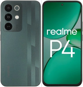 6.8" Смартфон realme P4 256 ГБ зеленый