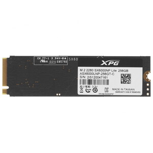 256 M.2 NVMe ADATA XPG SX6000 Lite ASX6000LNP 256GT C DNS. ADATA XPG SX6000 Lite 1337442
