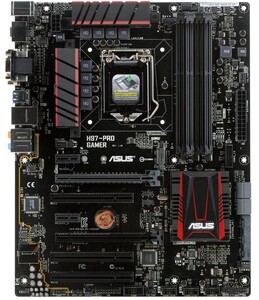 Купить Плата ASUS LGA1150 H97-PRO GAMER H97 4xDDR3-1600 2xPCI-Ex16