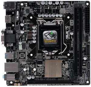 ASUS LGA1151 H110 H110I PLUS 2xDDR4 1xPCI Ex16 HDMI DVI Dsub SATA3 USB3 mini ITX DNS. 1052906