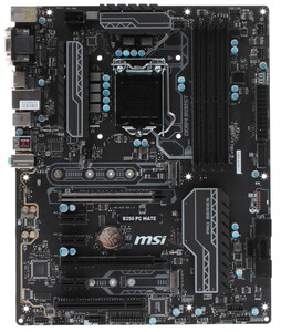 MSI LGA1151 B250 B250 PC MATE 4xDDR4 2xPCI Ex16 HDMI DVI Dsub SATA3 2xM2 USB3.1 Type C ATX DNS. 1097819