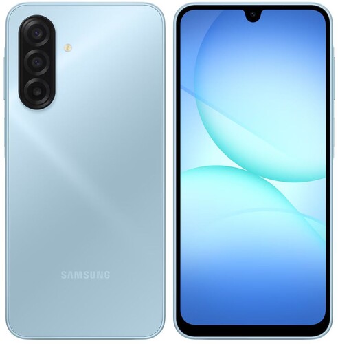 Купить 6.7" Смартфон Samsung Galaxy A17 256 ГБ голубой в интернет-магазине DNS. Характеристики, цена Samsung Galaxy A17 | 9304422.