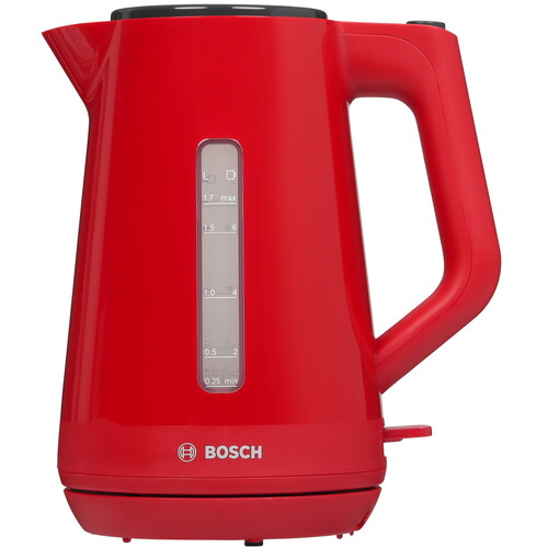 Купить Электрочайник BOSCH TWK 1M124 красный в интернет-магазине DNS. Характеристики, цена BOSCH TWK 1M124 | 9186112.