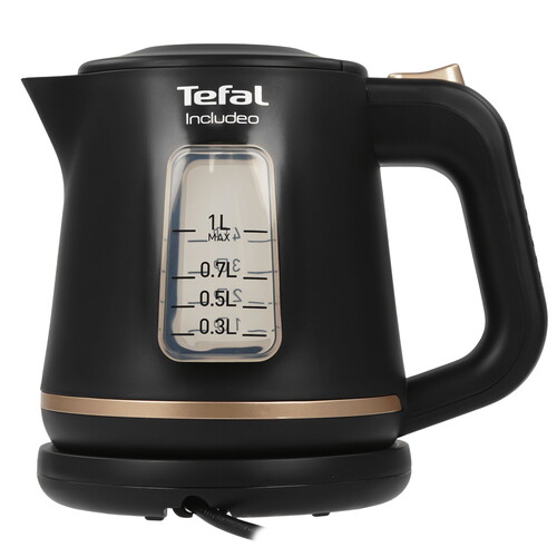 Купить Электрочайник Tefal Includeo KI533811 черный в интернет-магазине DNS. Характеристики, цена Tefal Includeo KI533811 | 5477905.