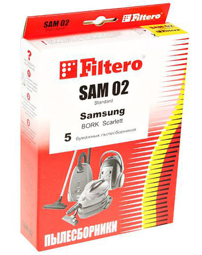 Купить Мешок-пылесборник Filtero SAM 02 Standard в интернет-магазине DNS. Характеристики, цена Filtero SAM 02 Standard | 6678377.