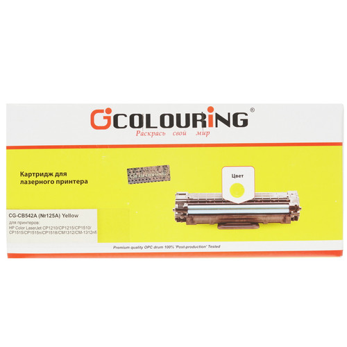 Купить Картридж лазерный Colouring CG-CB542A/716 желтый в интернет-магазине DNS. Характеристики, цена Colouring CG-CB542A/716 | 1377662.