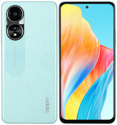 Купить 6.72" Смартфон OPPO A58 128 ГБ зеленый в интернет-магазине DNS. Характеристики, цена OPPO A58 | 5429090.