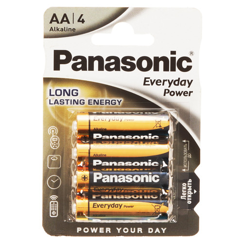 Купить Батарейка Panasonic Everyday Power AA (LR6/ER14505/FR6/R6P) в интернет-магазине DNS. Характеристики, цена Panasonic Everyday Power | 4900170.