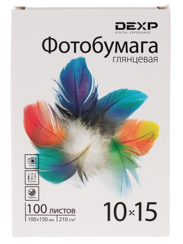 Купить Фотобумага DEXP Glossy 0805542 в интернет-магазине DNS. Характеристики, цена DEXP Glossy 0805542 | 1011035.