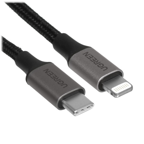 Купить Кабель Ugreen Lightning 8-pin - USB Type-C черный в интернет-магазине DNS. Характеристики, цена Ugreen US304 | 9983458.