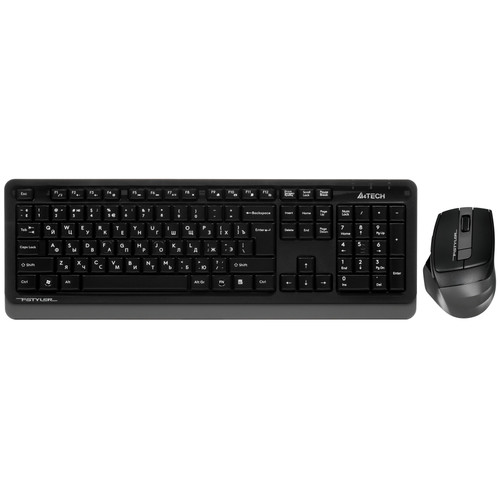 Купить Клавиатура+мышь беспроводная   A4Tech Fstyler FG1035 черный в интернет-магазине DNS. Характеристики, цена A4Tech Fstyler FG1035 | 5421449.