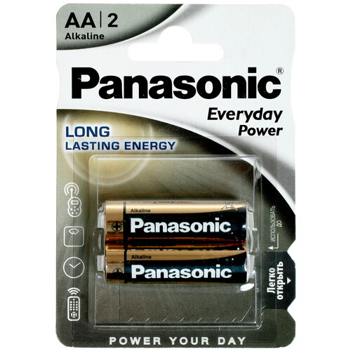 Купить Батарейка Panasonic Everyday Power AA (LR6/ER14505/FR6/R6P) в интернет-магазине DNS. Характеристики, цена Panasonic Everyday Power | 1366668.