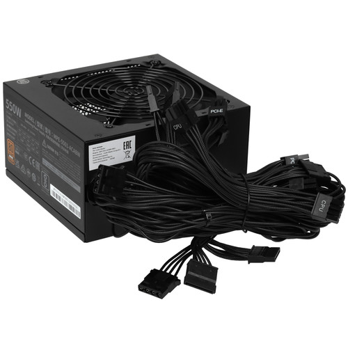 Купить Блок питания Cooler Master MWE Bronze 550 V3 230V [MPE-5501-ACABW-3BEU] черный в интернет-магазине DNS. Характеристики, цена Cooler Master MWE Bronze 550 V3 230V | 5638044.