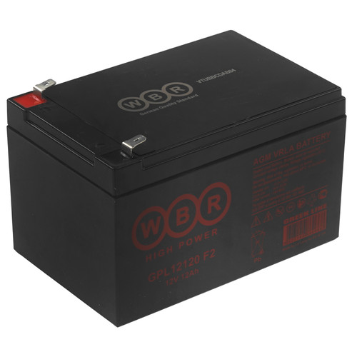 Купить Аккумуляторная батарея для ИБП WBR GPL12120 F2 в интернет-магазине DNS. Характеристики, цена WBR GPL12120 F2 | 9281125.