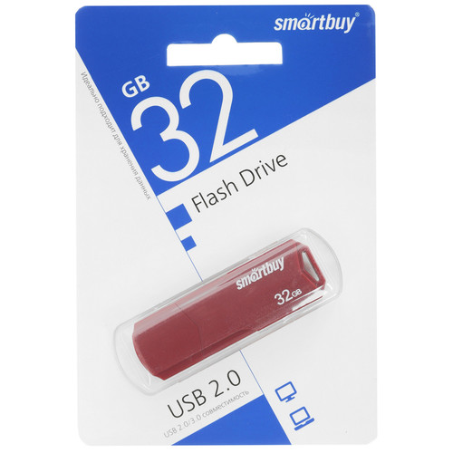 Купить Память USB Flash 32 ГБ Smartbuy Clue [SB32GBCLU-BG] в интернет-магазине DNS. Характеристики, цена Smartbuy Clue | 9055344.