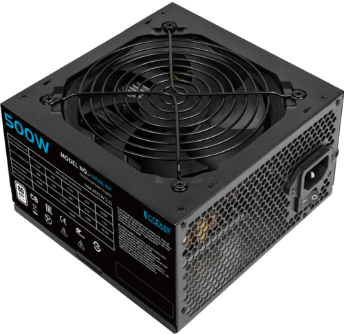 Купить Блок питания PCCooler HW500-NP  черный в интернет-магазине DNS. Характеристики, цена PCCooler HW500-NP | 9165099.