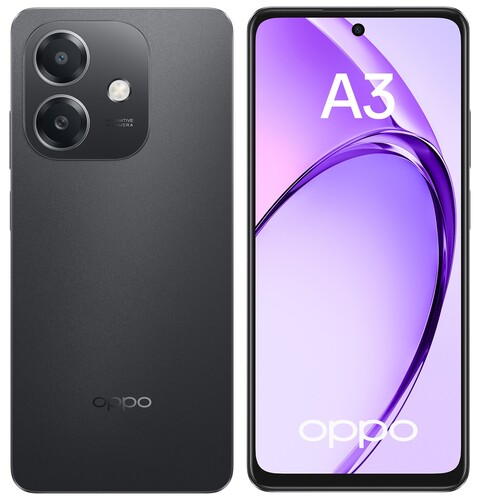 Купить 6.67" Смартфон OPPO A3 128 ГБ черный в интернет-магазине DNS. Характеристики, цена OPPO A3 | 9202270.