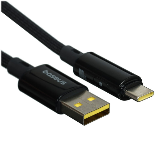 Купить Кабель Baseus USB Type-C - USB Type-A черный в интернет-магазине DNS. Характеристики, цена Baseus Lit Button-Control | 5627692.