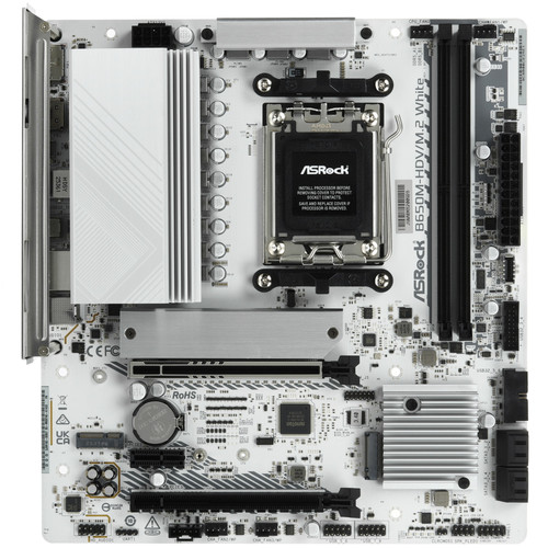 Купить Материнская плата ASRock B650M-HDV/M.2 White в интернет-магазине DNS. Характеристики, цена ASRock B650M-HDV/M.2 White | 5644220.