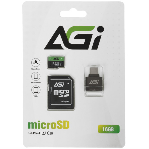 Купить Карта памяти AGI TF138 microSDHC 16 ГБ [AGI016G2ETF138] в интернет-магазине DNS. Характеристики, цена  | 5471003.