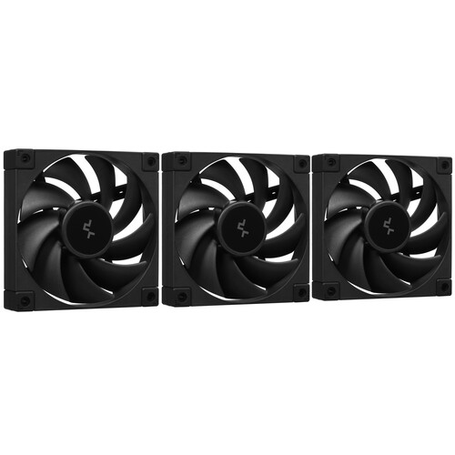 Купить Комплект вентиляторов DEEPCOOL FD12 [R-FD12-BKNPN3-G] черный в интернет-магазине DNS. Характеристики, цена DEEPCOOL FD12 | 5496092.