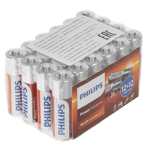 Купить Батарейка Philips Power AA (LR6/ER14505/FR6/R6P) в интернет-магазине DNS. Характеристики, цена Philips Power | 5626773.