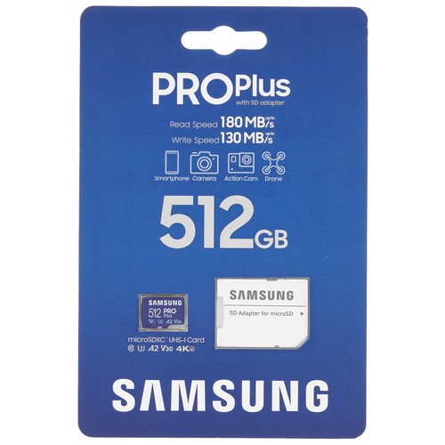 Купить Карта памяти Samsung EVO Plus microSDXC 512 ГБ [MB-MD512SA/KR] в интернет-магазине DNS. Характеристики, цена  | 5465053.