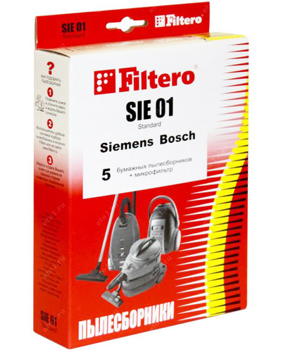 Купить Комплект пылесборник и фильтр Filtero SIE 01 Standard в интернет-магазине DNS. Характеристики, цена Filtero SIE 01 Standard | 6678379.