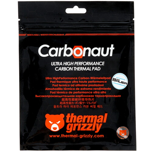 Купить Термопрокладка  Thermal Grizzly Carbonaut [TG-CA-38-38-02-R] в интернет-магазине DNS. Характеристики, цена Thermal Grizzly Carbonaut | 1347845.