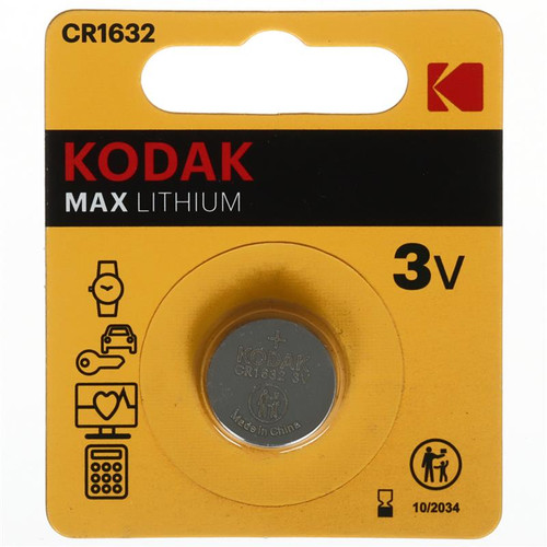 Купить Батарейка Kodak MAX Lithium CR1632 в интернет-магазине DNS. Характеристики, цена Kodak MAX Lithium | 9253161.