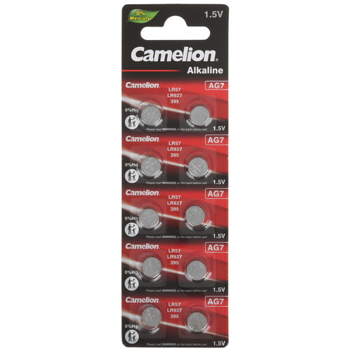 Купить Батарейка Camelion G 7 LR57 (AG7/G7/LR926/395A/195) в интернет-магазине DNS. Характеристики, цена Camelion G 7 | 9117668.