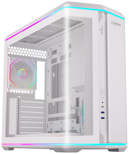 Купить Корпус ARDOR GAMING Crystal Flow CF235  белый в интернет-магазине DNS. Характеристики, цена ARDOR GAMING Crystal Flow CF235 | 9318649.