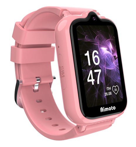 Купить Детские часы Кнопка Жизни Aimoto Active Pro 4G розовый в интернет-магазине DNS. Характеристики, цена Кнопка Жизни Aimoto Active Pro 4G | 5094529.