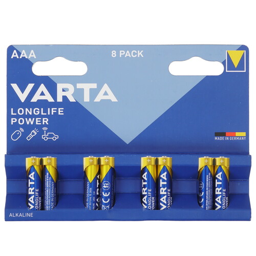 Купить Батарейка Varta Longlife Power AAA (LR03/FR03) в интернет-магазине DNS. Характеристики, цена Varta Longlife Power | 9039971.