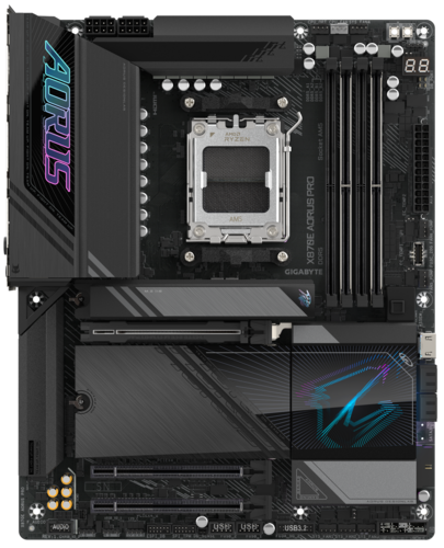 Купить Материнская плата GIGABYTE X870E AORUS PRO в интернет-магазине DNS. Характеристики, цена GIGABYTE X870E AORUS PRO | 5492056.