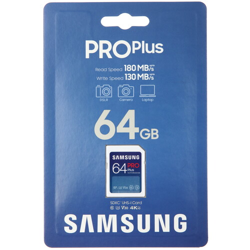 Купить Карта памяти Samsung PRO Plus SDXC 64 ГБ [MB-SD64S/APC] в интернет-магазине DNS. Характеристики, цена  | 5484866.