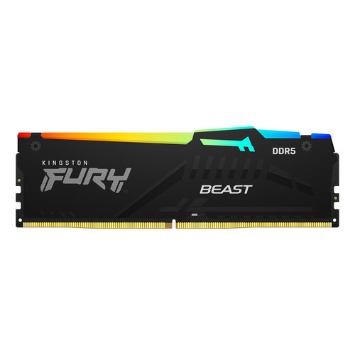 Купить Оперативная память Kingston FURY Beast Black RGB [KF560C40BBA-32] 32 ГБ в интернет-магазине DNS. Характеристики, цена Kingston FURY Beast Black RGB | 5093279.