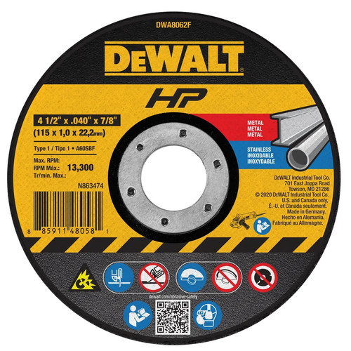 Купить Диск отрезной DeWalt DWA8062F в интернет-магазине DNS. Характеристики, цена DeWalt DWA8062F | 5940039.