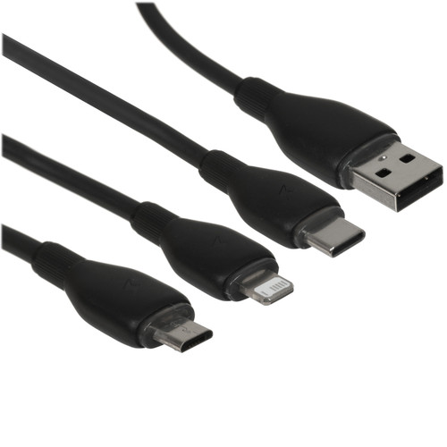 Купить Кабель Baseus Lightning 8-pin, micro USB-B, USB Type-C - USB Type-A черный 0.8 м в интернет-магазине DNS. Характеристики, цена Baseus Ultra-Fast | 5627490.