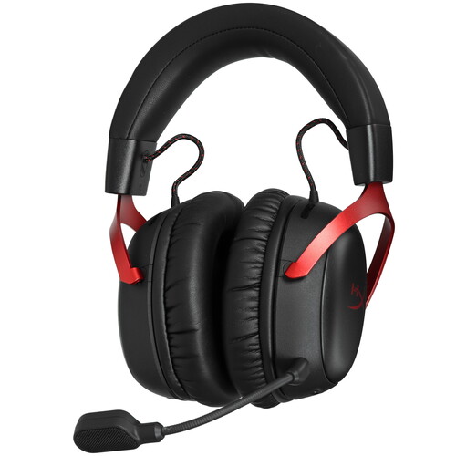 Купить Беспроводные наушники HyperX Cloud III S WL  красный 2025 в интернет-магазине DNS. Характеристики, цена HyperX Cloud III S WL | 5639357.