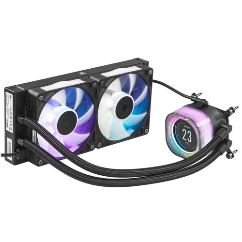 Купить Система охлаждения Corsair iCUE LINK TITAN 240 RX LCD черная в интернет-магазине DNS. Характеристики, цена Corsair iCUE LINK TITAN 240 RX LCD | 9269903.